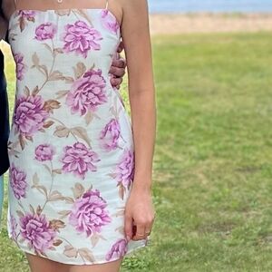 NWOT Abercrombie & Fitch Mini Floral Slip Dress